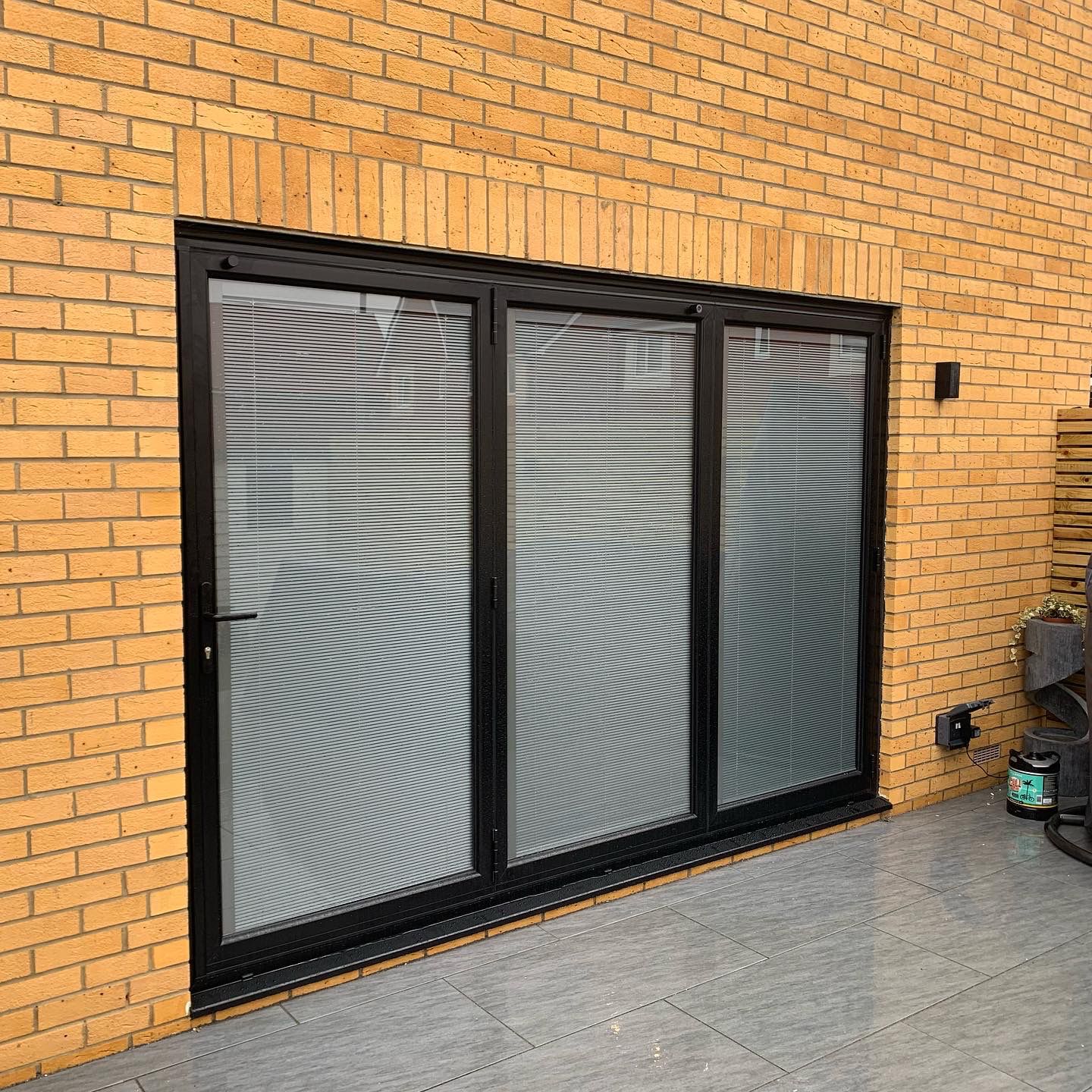 Aluminium bi-fold door installation on an Essex home — project 9