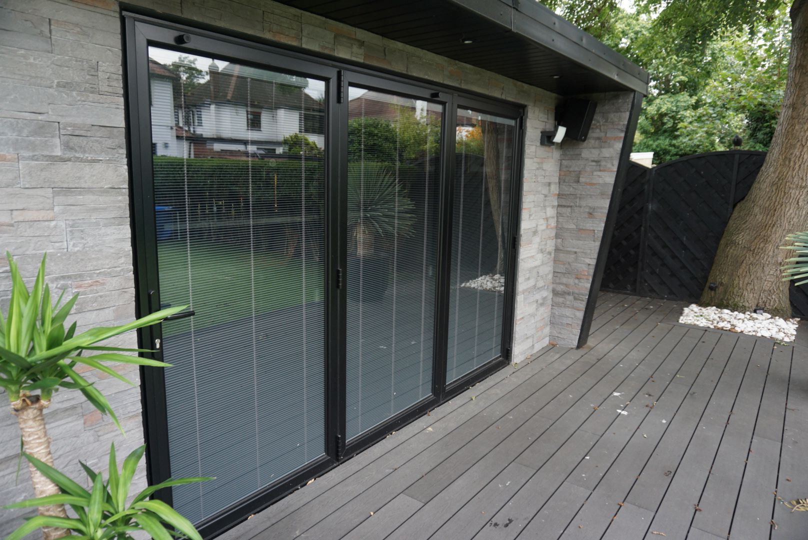 Aluminium bi-fold door installation on an Essex home — project 10